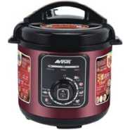 AVINAS 6L Intelligent Electric Rice Pressure Cooker Saucepan Steamer-Maroon