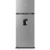 Hisense 270 Litre Fridge; Top Mount Freezer Refrigerator, 270 Litre Double Door Defrost Fridge With Water Dispenser RD-27DR - Silver
