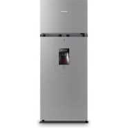 Hisense 270 Litre Fridge; Top Mount Freezer Refrigerator, 270 Litre Double Door Defrost Fridge With Water Dispenser RD-27DR - Silver