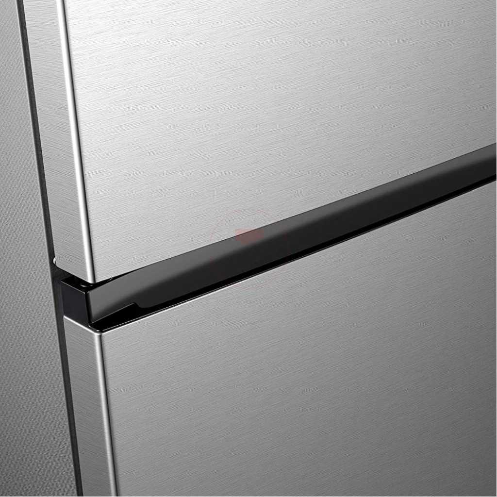 Hisense 488 - liters Refrigerator RT488N4ASU; Double Door Fridge, Frost Free Top Mount Freezer - Silver