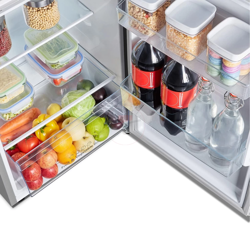 Hisense 266L Fridge RT266N4DGN; Double Door Top Mount Freezer Frost Free Refrigerator - Silver