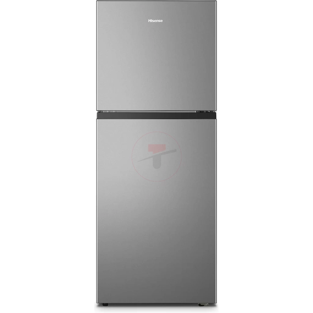 Hisense 266 - Litre Fridge RT266N4DGN; Double Door Top Mount Freezer Frost Free Refrigerator - Silver