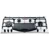 Ariston 90cm Built-In Gas Hob 4-Gas Burners And 1-Electric Plate PH941MSTB, Auto Ignition, Cast Iron Pan Supports - Silver