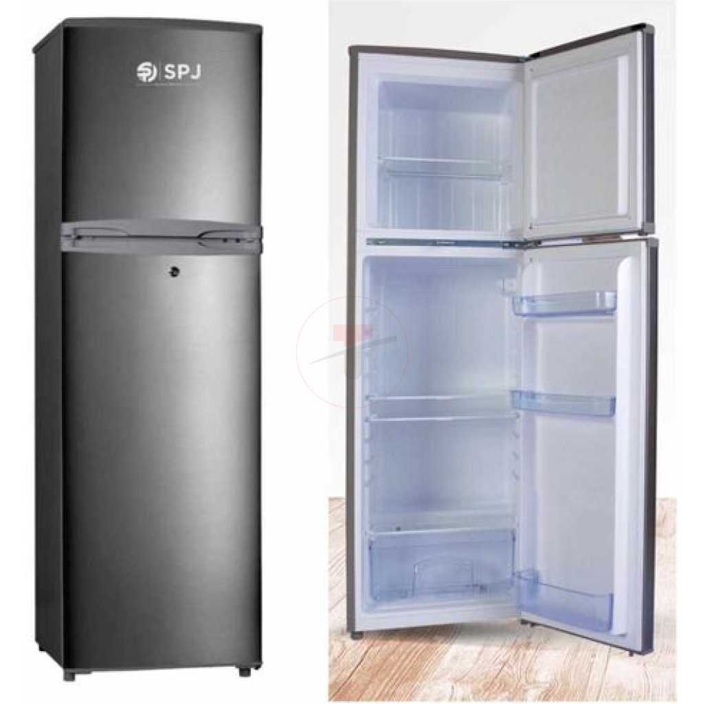 SPJ 229 Litres Double Door Fridge/ Refrigerator - INOX