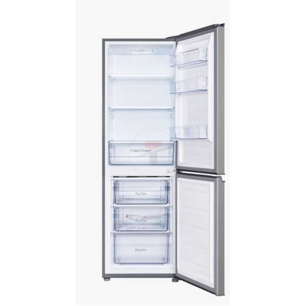 SPJ 349 Litres Combo Double Door Bottom Freezer Fridge - Silver