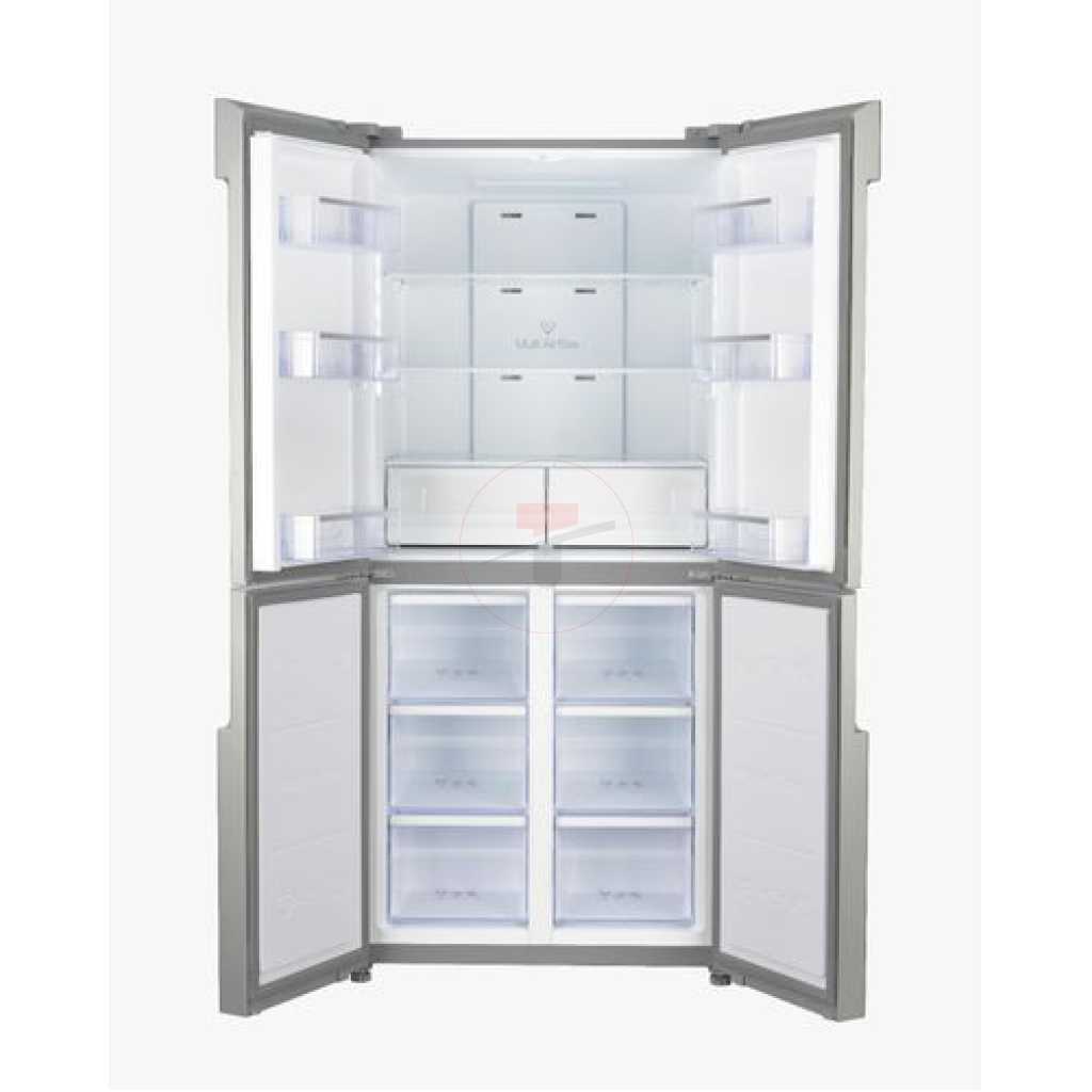 SPJ 559L 4 Door Elegant Glass Finish Refrigerator - Inox