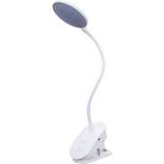 Geepas GE53026 Rechargeable Desk Lamp, 1200mAh, 1.8W, Book Light with Clip | Touch Sensitive Control 3 Brightness Eye-Protect Night Light |Portable SMD LED Lamp for E-Reader