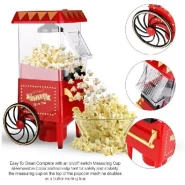 Popcorn Maker Machine With Wheels- Red