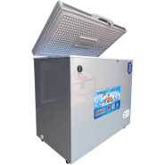 IQRA 430-Litre Chest Freezer IQ-CF4308, Single Door Deep Freezer, Thermostat| Overload|R134A/50g - Silver