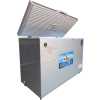 IQRA 320-Litre Chest Freezer IQ-CF3208, Single Door Deep Freezer, Thermostat| Overload|R134A/50g - Silver