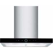 IQRA 60cm Chimney Cooker Hood IQ-KC600; Touch Panel | LED Lamp| 1.5m Pipe| Motion Sensor, Kitchen Extractor Fan - Silver