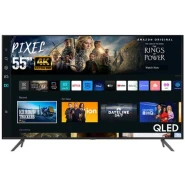 Pixel 55 Inch QLED 4K Android Smart TV - Black