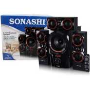 Sonashi Woofer Home Theatre System 3019 Black 3/1