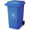 Outdoor 240L Plastic Waste Bin, Dustbin - Heavy Duty Garbage Bin Blue
