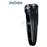 Enchen Men Electric Warrior 3D Triple Floating Shaver Black Stones3 Waterproof - Black