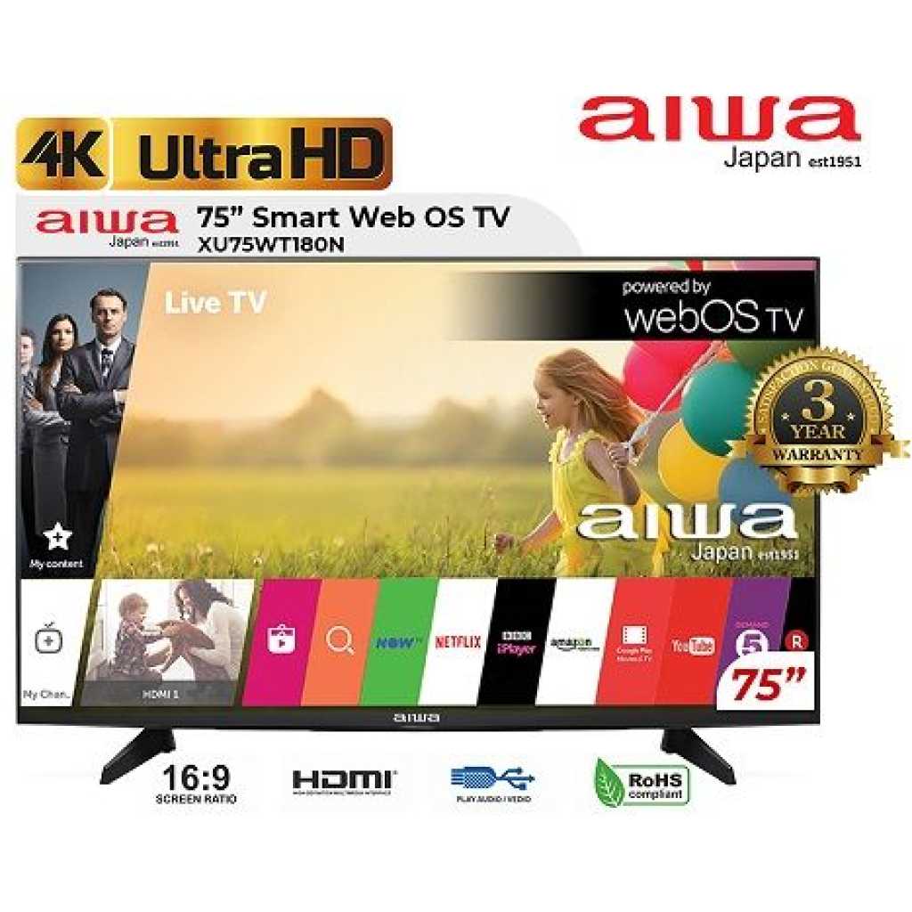 TV LED 40 AIWA SMART TV FHD FHD/SMART TV/2xHDMI/2xUSB/WIFI