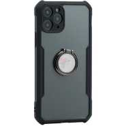 Stylishly Tough Shockproof Case with Ring for (iPhone 11 pro) – Black