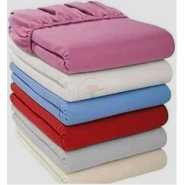 Fitted Bedsheets with 2 Pillowcases- Pink, Color May Vary
