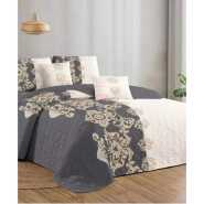 5*6 Duvet Cover Set With 1 Bedsheet & 2 Pillowcases- Multicolour