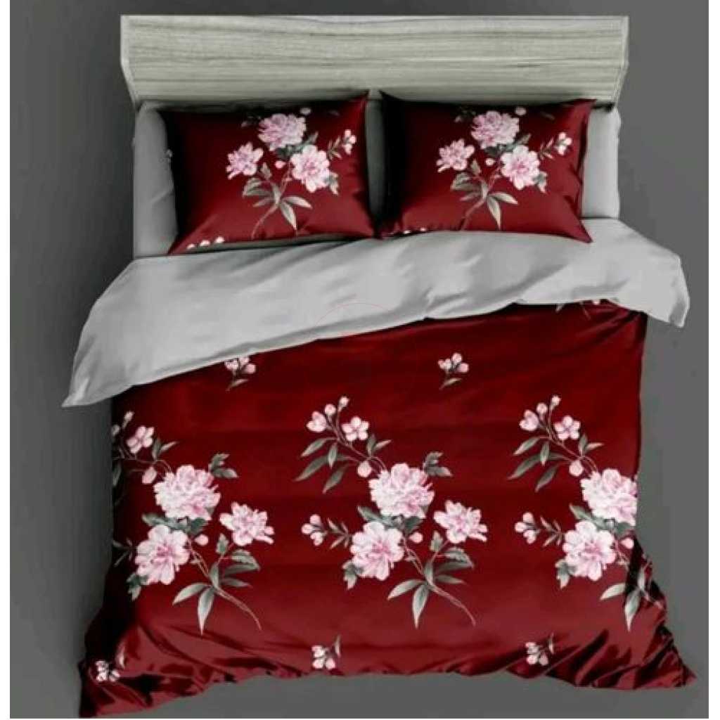 Duvet Set With 1 Bedsheet & 2 Pillowcases- Multicolour