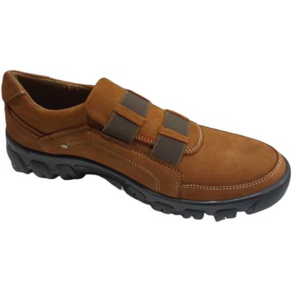 Men's Slip On Casual Shoes - Brown