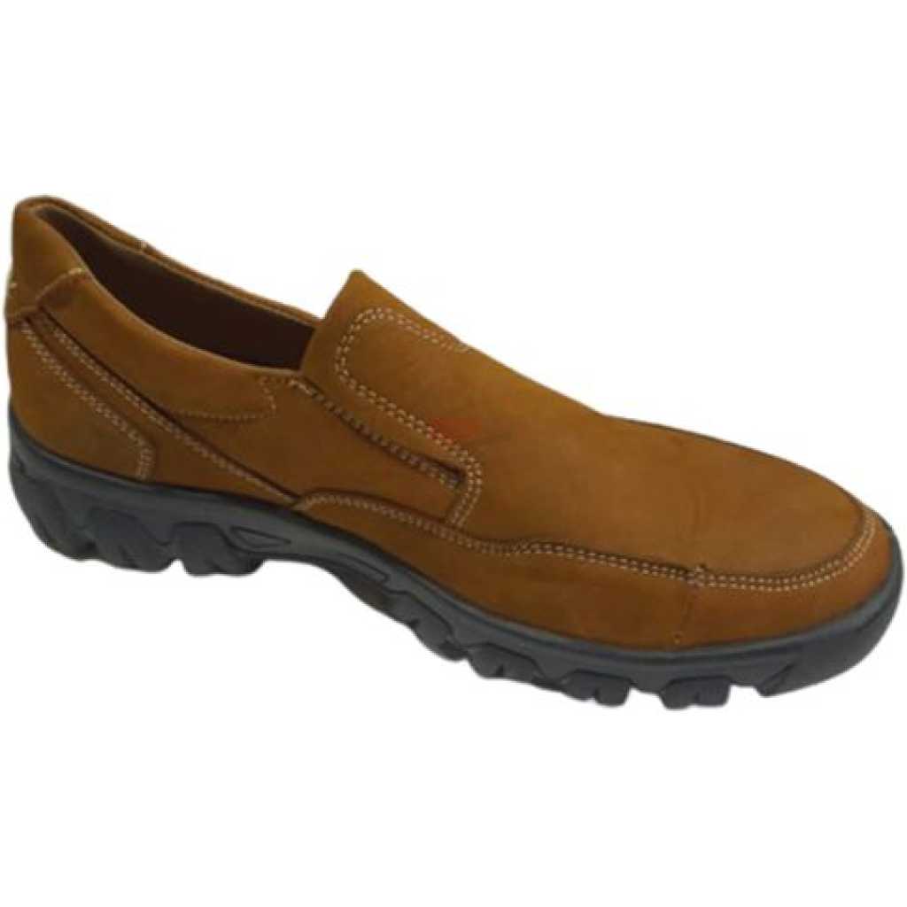 Men's Slip On Casual Shoes - Brown