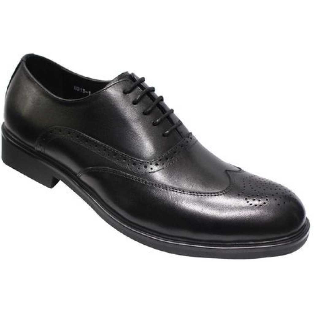 Lace-up Oxford Shoes - Black