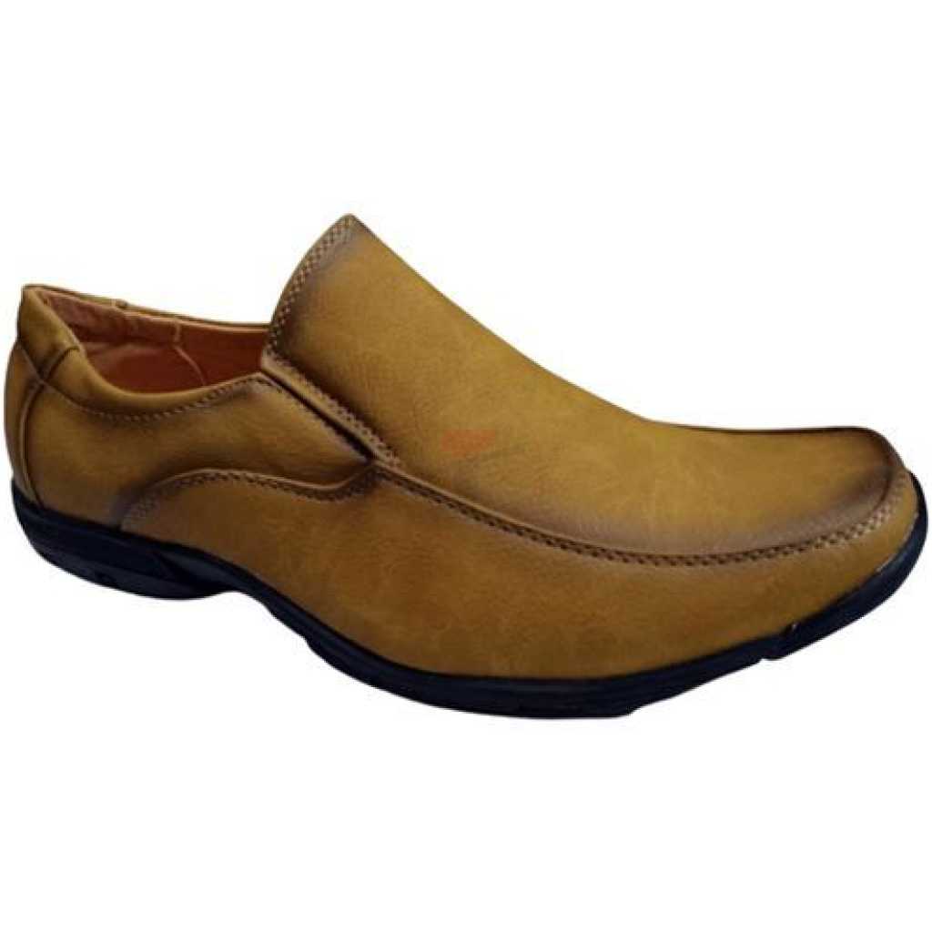 Men's Slip On Shoes - Brown, Black