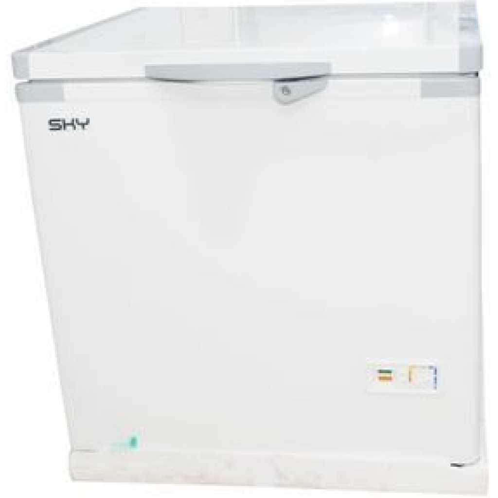 Sky 350 Litres Double Chest Freezer 350L Gross Volume - White