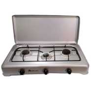 Blueflame Gas Cooker O-300J Triple Gas Top Burner - Grey