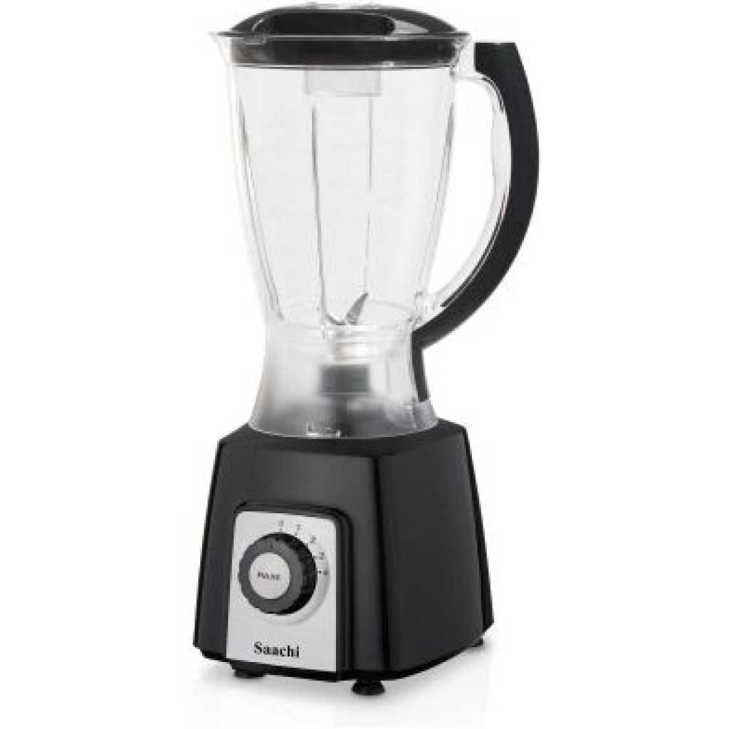 Saachi 2-In-1 Double Jar Blendforce Blender, 1.5 Litres - Black