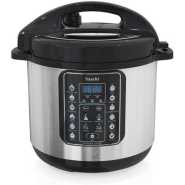 Saachi 14 In 1 Multi Function 6L Electric Pressure Cooker - Silver, Black