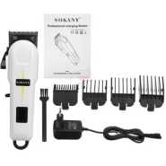Sokany Precision Electric Rechargeable Hair Clipper Shaving Machine White Electric Shavers TilyExpress 2