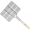 Barbecue Grilling Basket Grill BBQ Net Steak Meat Fish Veg Mesh Holder- Multi-colour