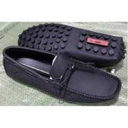 Men's Designer Mocassin Shoes - Black