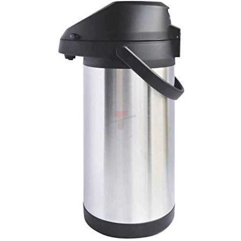 4.5L Durable Heat Preservation Insulation Thermal Jug Vacuum Flask for Home Kitchen Use- Silver