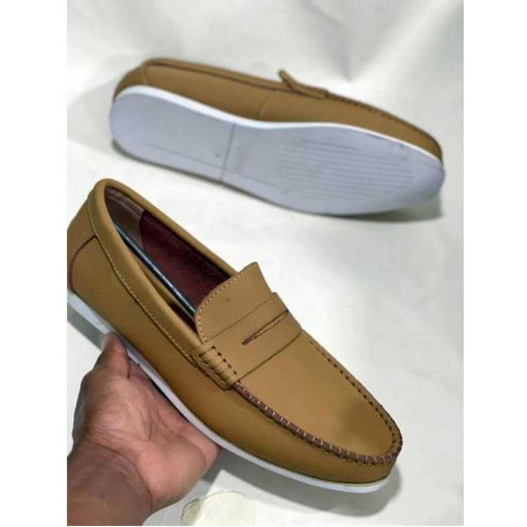 Men's Designer Shoes - Caramel