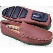 Men's Designer Mocassin Shoes - Brown