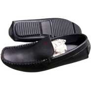 Men's Designer Mocassin Shoes - Black