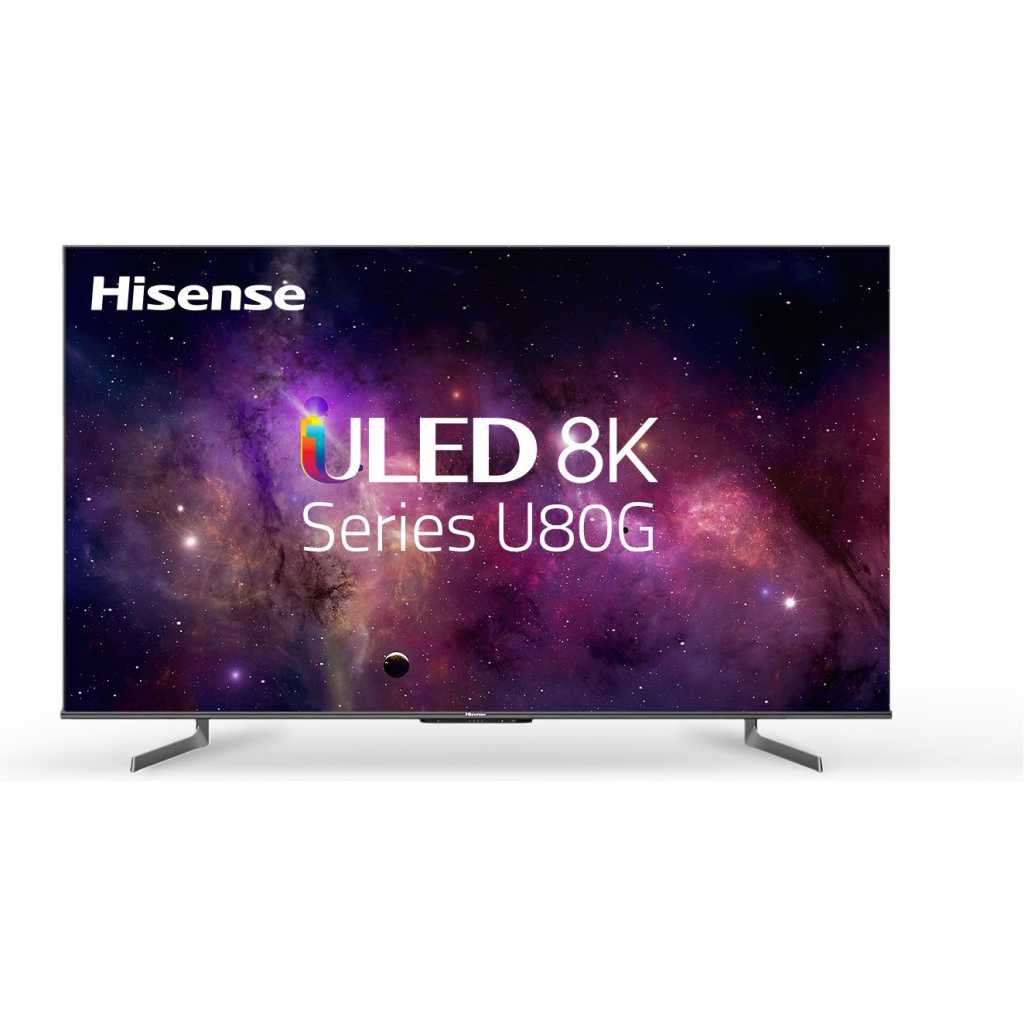 Hisense 75-Inch 8K ULED TV 75UBQH; Premium Quantum Dot 4K UHD Smart, Youtube, Netflix Bluetooth, USB, HDMI, Ethernet, Inbuilt Digital Reciver - Black