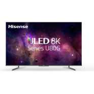 Hisense 75-Inch 8K ULED TV 75UBQH; Premium Quantum Dot 4K UHD Smart, Youtube, Netflix Bluetooth, USB, HDMI, Ethernet, Inbuilt Digital Reciver - Black