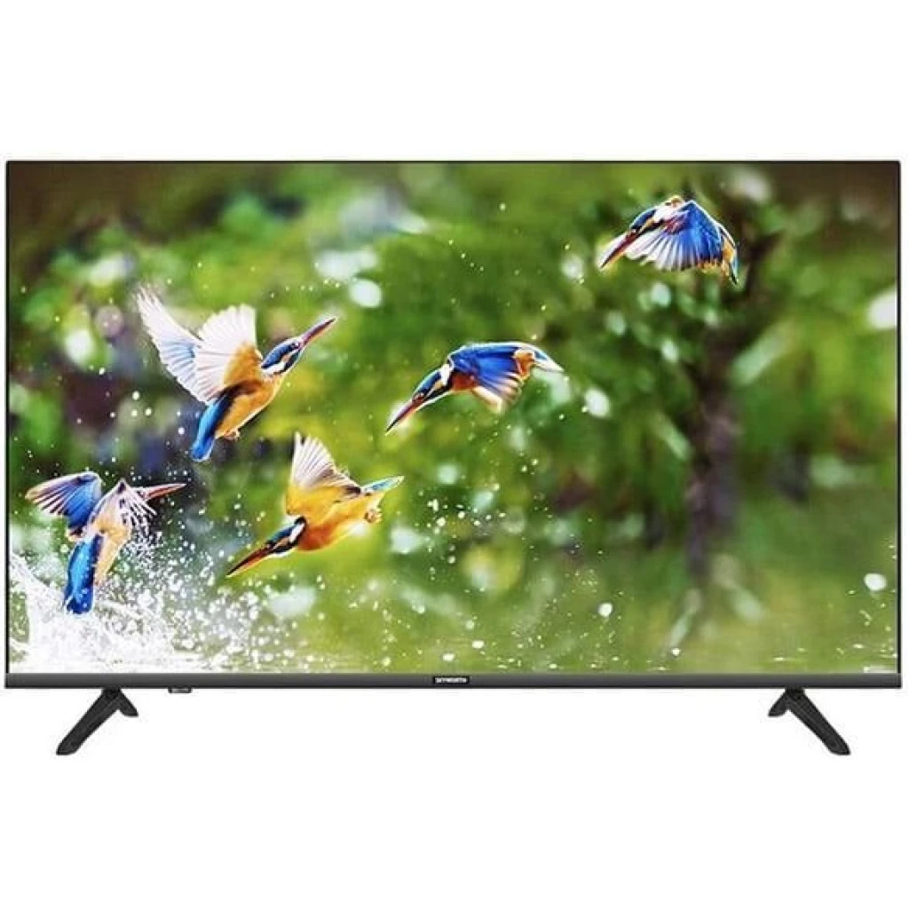 Smartec 40-Inch TV; Full HD LED Digital Satelite Frameless TV With Inbuilt Free To Air Decoder - Black