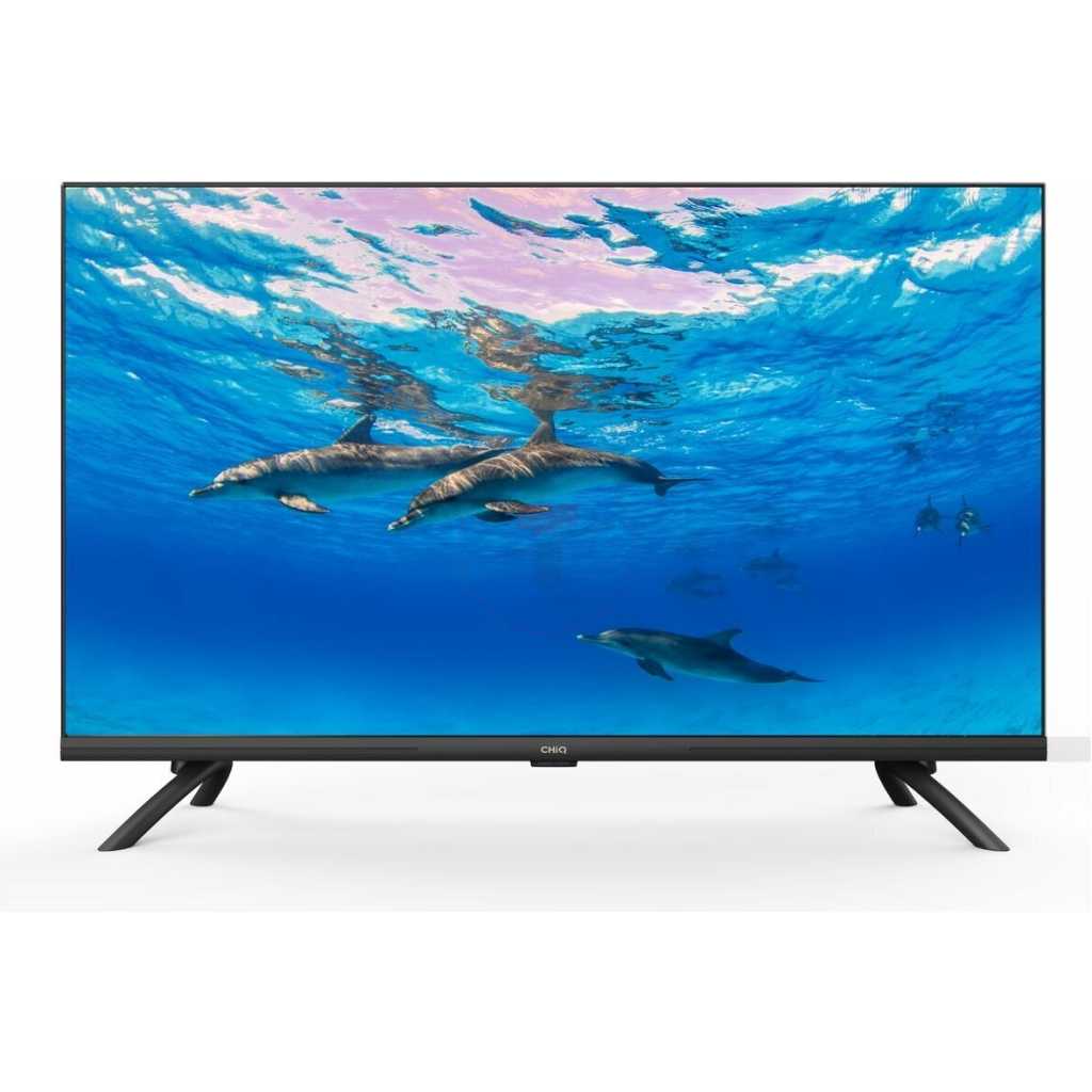 CHiQ 32 Inch LED HD Digital Frameless TV With Free To Air Receiver, HDMI, USB - Black