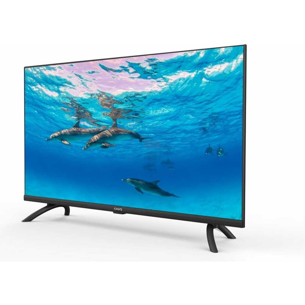 CHiQ 32 Inch LED HD Digital Frameless TV With Free To Air Receiver, HDMI, USB - Black