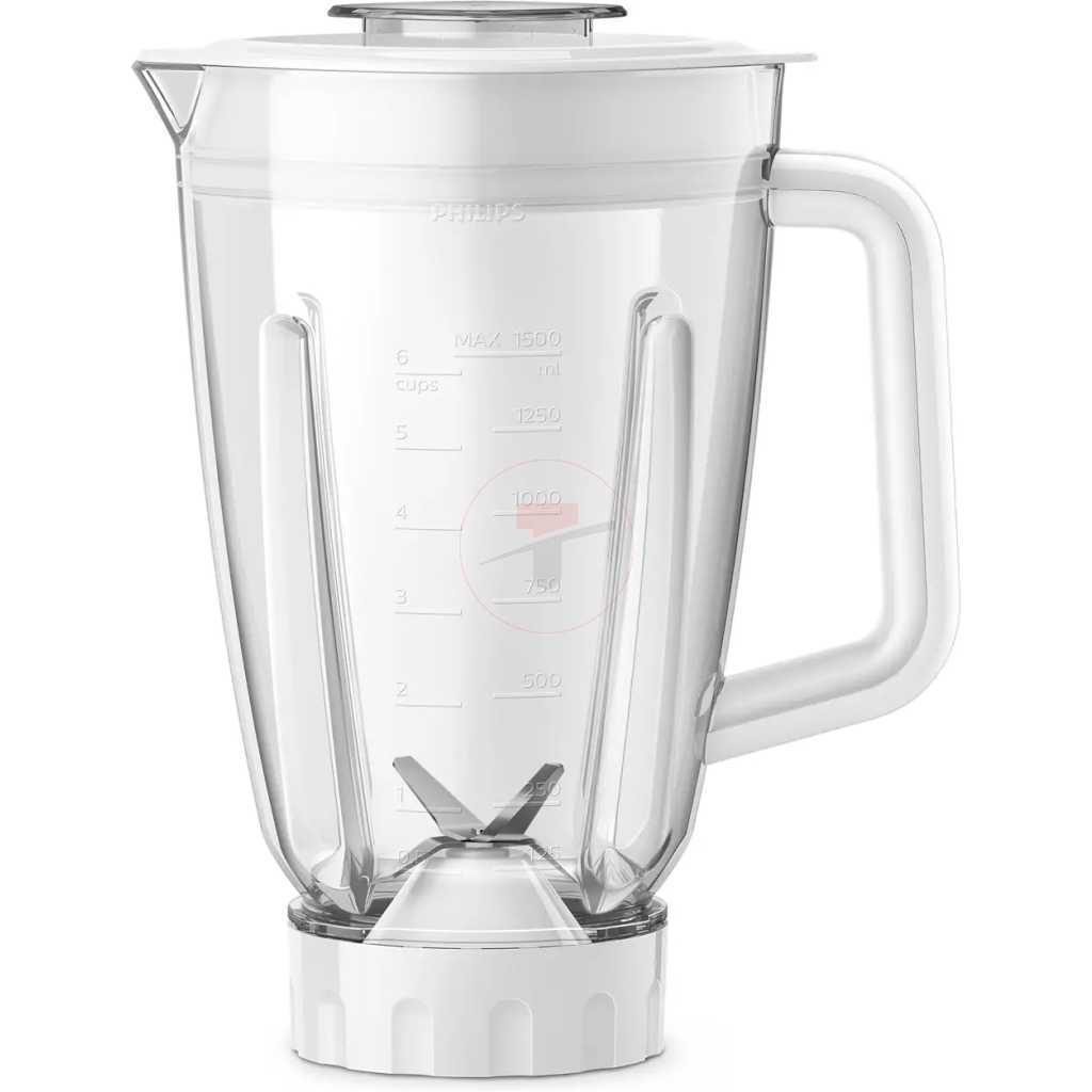 Philips Blender 5000 Series, HR2224/00, ProBlend Crush, 2.0L Maximum Capacity, 1.5L Effective Capacity, 800W, 3 Speed Setting + Pulse, Plastic Jar, White