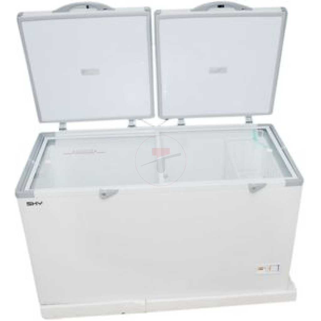 Sky Chest Freezer 700 Litres Gross -DD - White & Grey