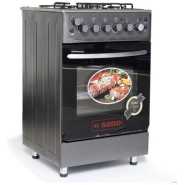 Sano Cooker 55X55 3 Gas 1 Electric With Rotisserie, Electric Oven & Grill, Automatic Ignition - Brown