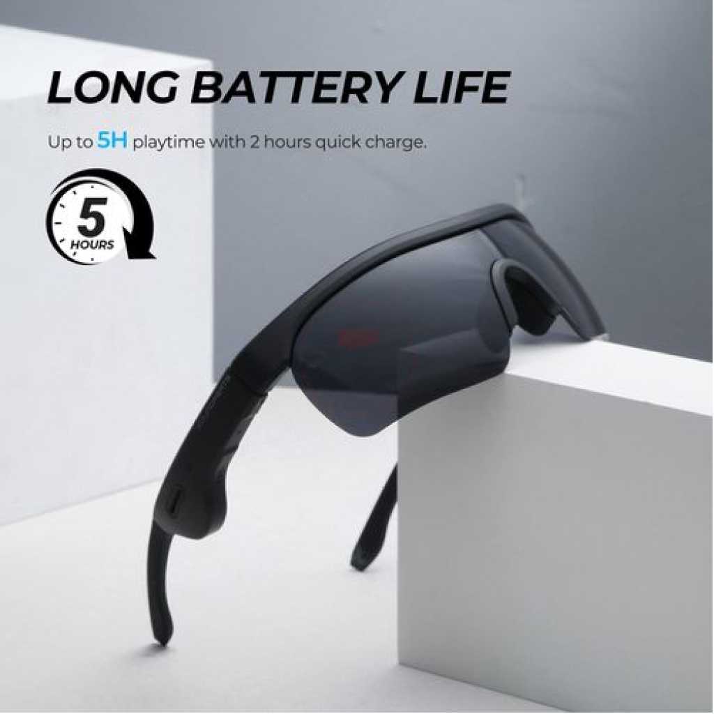 SoundPEATS Frame- Smart Audio Glasses with Open Ear Earphones, Bluetooth Glasses Speaker