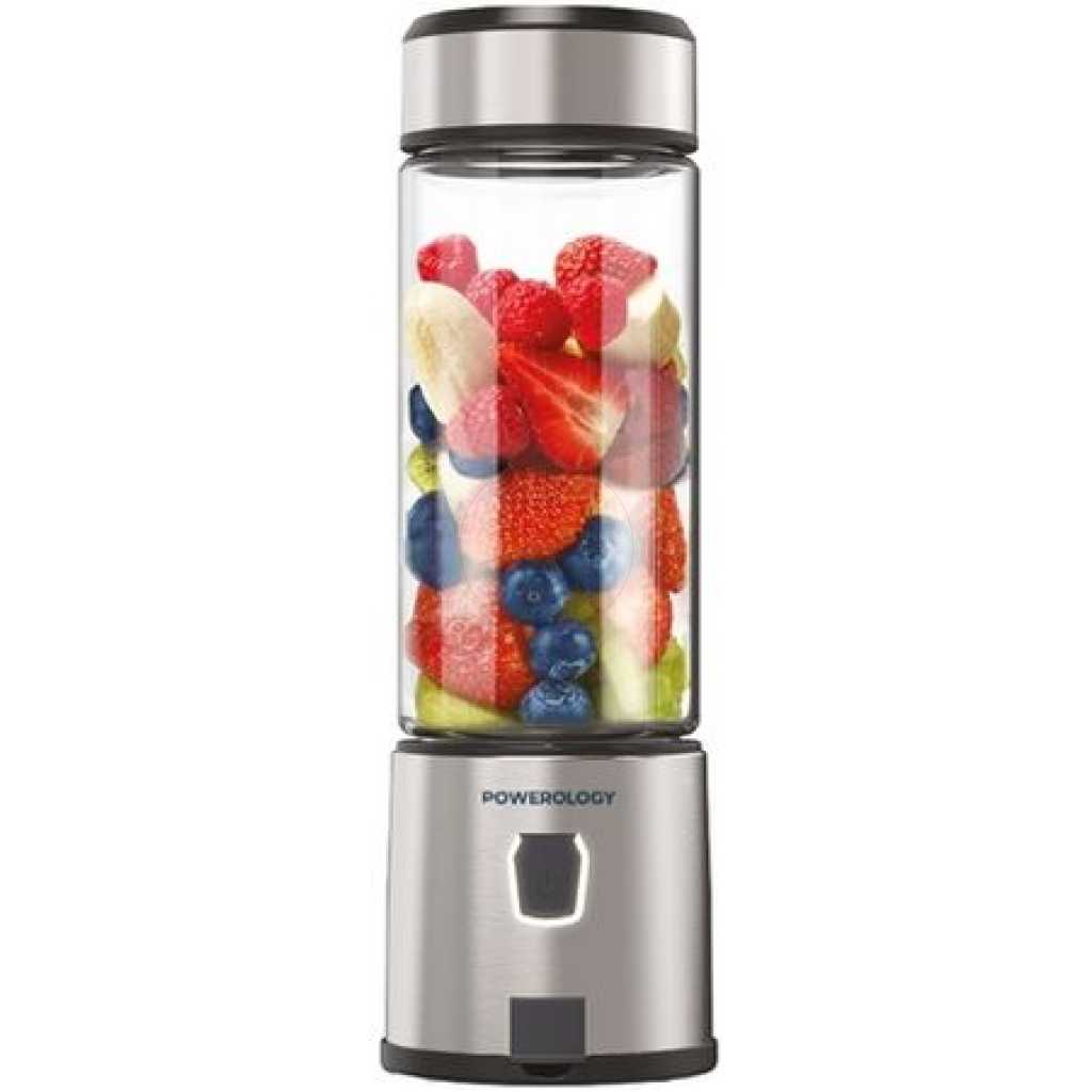 Powerology 6 Blades Portable And Rechargeable Juicer And Blender