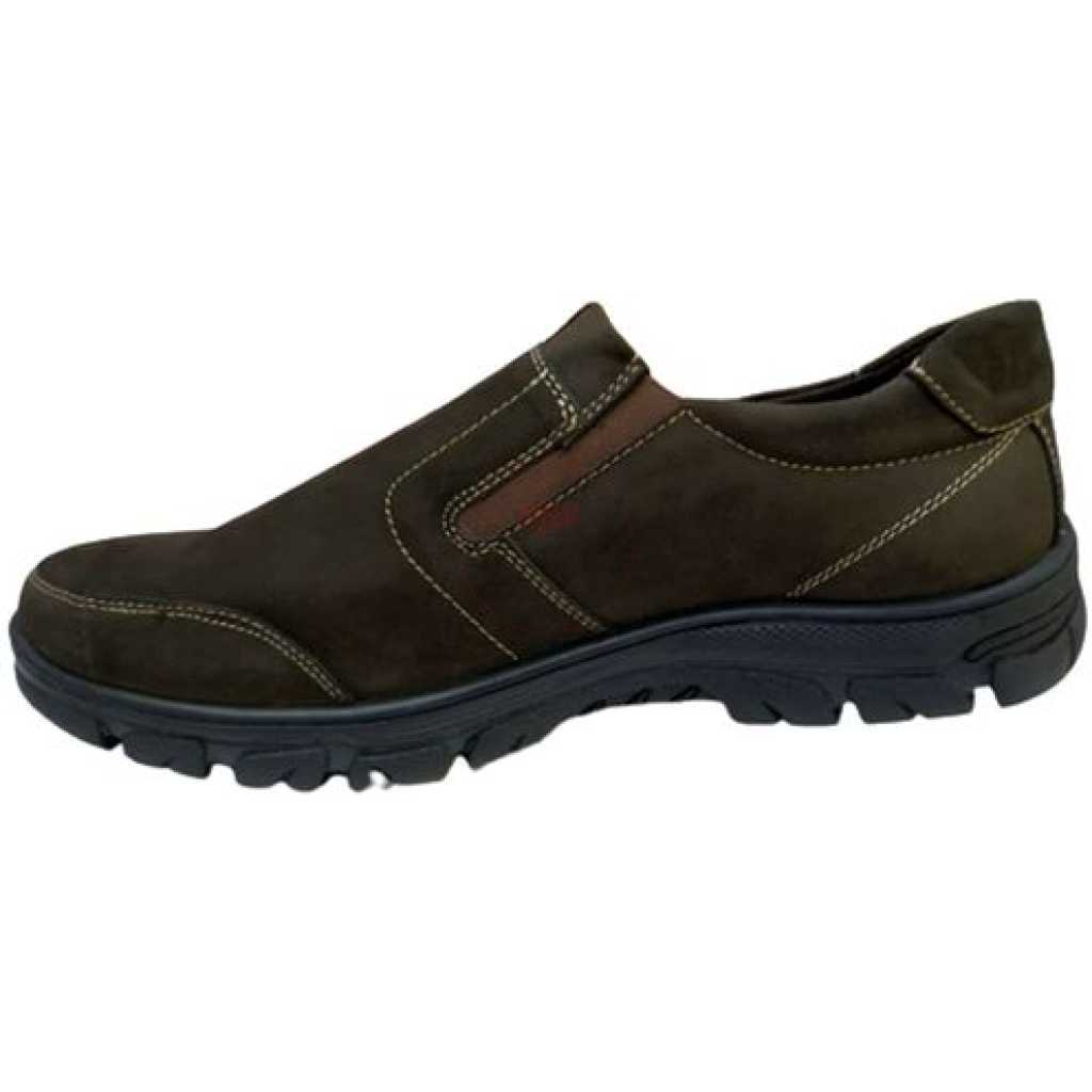 Men's Slip On Casual Shoes - Brown